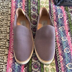 UGG Men’s Knit Slip-On Loafers in Light Purple